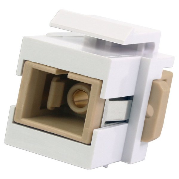 Fiber Optic (F-F) Keystone Jack - Sc, Quest Technology International, Mfr#: NKJ-3208